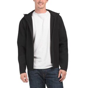 ROBERT BARAKETT Black Epsilon Full Zip Hoodie